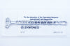 Synthes 02.211.265 2.4/2.7MM VA-LCP T-FUSION PL 3 HOLE HEAD/EXTRA LONG