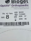 Biogel 71-31080 Optifit Orthopaedic Srgical Gloves Size 8 ~ Box  of 50