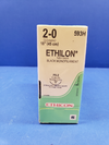 Ethicon 593H 2-0 ETHILON, PS-2, 19mm 3/8c Reverse Cutting, 18"" (x) ~ Box  of 36