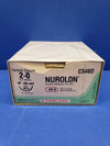 Ethicon C546D 2-0 NUROLON, MO-6, Black Braided 8-18 (x) - Box of 12