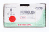 Ethicon C527D 0 NUROLON Black, 8 x 18, CT-2 taper, CR/8  ~ Pack of 12 (x)