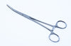 Forceps Uterine Dressing, Curved Shafts, Length 8inch