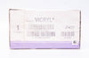 Ethicon J741D 1 VICRYL, CT-1, 36mm 1/2c Taper, 18inch ~ Pack of 12 (x)