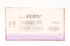 Ethicon J785G 2-0 VICRYL, SH, 26mm 1/2c Taper, 27inch ~ Pack of 12 (x)