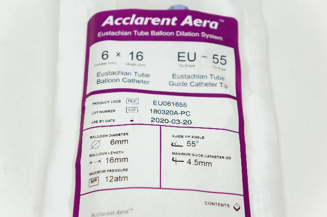 Acclarent EU061655 Aera Eustachian Tube Balloon Dilation System 6mm x ...