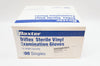 Baxter 2D7003 Triflex Sterile Vinyl Examination Gloves, Large 8-9 - Pack of 100