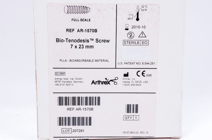 Arthrex AR-1570B Bio-Tenodesis Screw 7 x 23mm (x) – Imedicsales