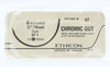 Ethicon 47 0 CHROMIC GUT, BP-1, 1/2 65mm, 27inch (x) - Lot of 18