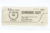 Ethicon U245 2-0 CHROMIC GUT, UR-5, 5/8 36mm Taper, 27inch (x) - Lot of 34