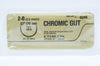 Ethicon U245 2-0 CHROMIC GUT, UR-5, 5/8 36mm Taper, 27inch (x) - Lot of 108