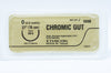 Ethicon U246 0 CHROMIC GUT, UR-5, 5/8 36mm, 27inch (x) - Lot of 36