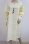 US Fabric ECONMPASS 46961-100 Protective Procedure Gown SafeCare Large Yellow