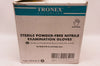 Tronex 9044STR-20 Sterile Powder-Free Nitrile Examination Gloves, M - Box of 400