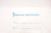 Personal Belongings - Case of 500