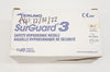 Terumo SG3-2525 SurGuard 3 Safety Hypodermic Ndle 25G x 1inch - Box of 100