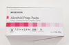 McKesson 58-204 Alcohol Prep Pads 1.2inch x 2.6inch - Box of 200