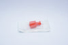 Braun R2000B Red Cap Dual Function Luer Lock Plug - Box of 100