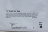 Cardinal Health 20B4610A Presource Pediatric Central Line DSG Kit