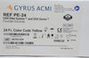 Gyrus ACMI PE-24 Punctate Electrode 24Fr., Color Code Yellow (x) - Box of 6