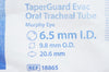 Covidien 18865 Mallinckrodt TaperGuard Evac Oral Tracheal Tube 6.5mm x 9.8mm (x)