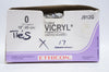 Ethicon J912G 0 VICRYL, Undyed Braided, 18inch (x) - Box of 11