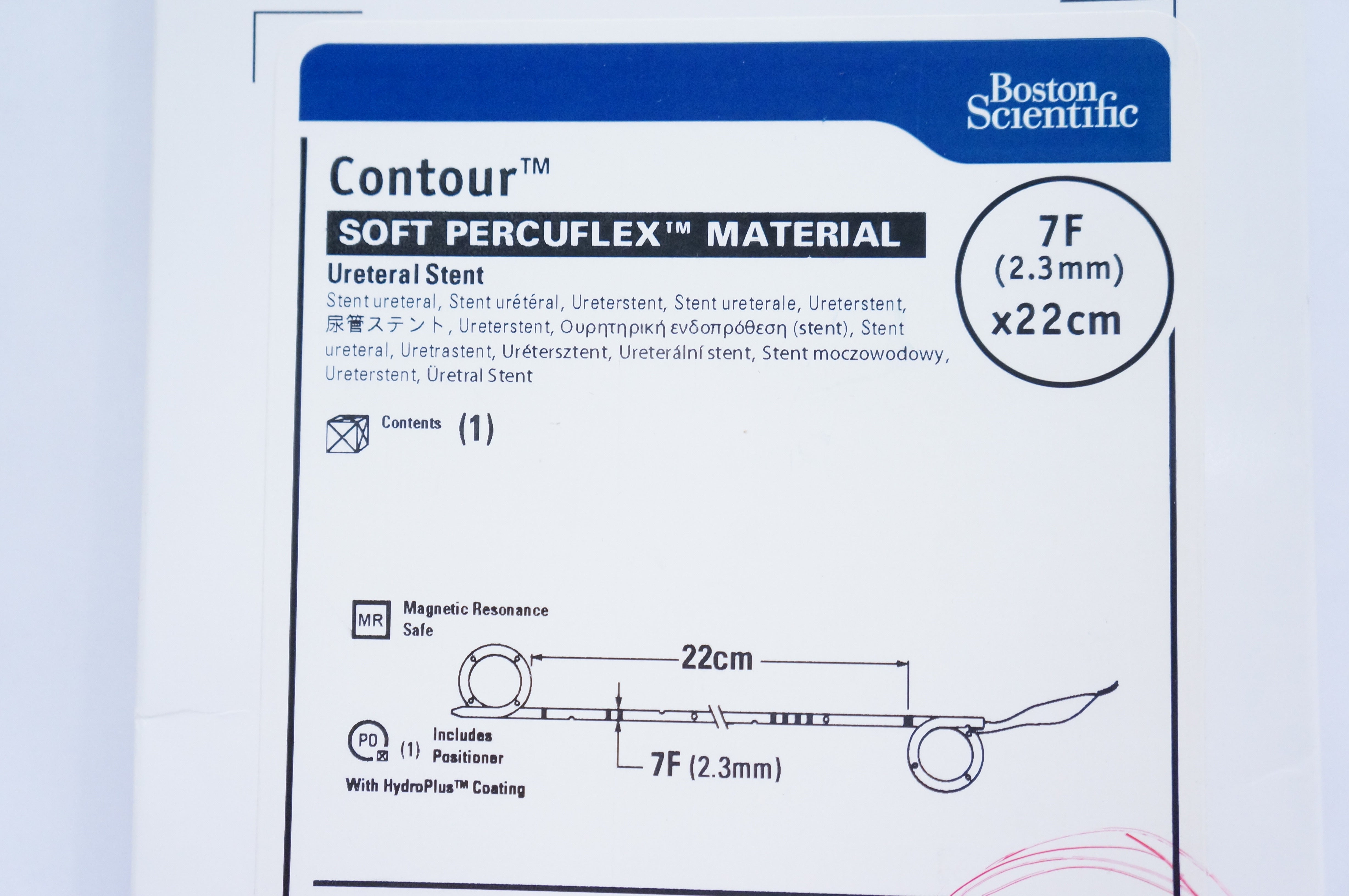Boston Scientific M0061802310 Contour Percuflex Material Ureteral