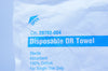 Cardinal Health 28700-004 Sterile, Blue Disposable OR Towel - Pack of 4