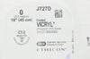 Ethicon J727D 0 Coated VICRYL CT-2 26mm 1/2c Taper 18inch (x)