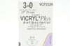 Ethicon VCP232H 3-0 VICRYL Plus Stre CT-2 26mm 1/2c Taper 27inch (x) - Box of 36