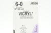 Ethicon J492H 6-0 VICRYL P-3 13mm 3/8c 18inch (x) - Box of 36
