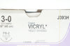 Ethicon J393H 3-0 VICRYL Violet Braided FS-2 19mm 3/8c 18inch - Box of 36