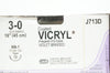 Ethicon J713D 3-0 VICRYL RB-1 17mm 1/2c Taper 18 in CR/8 - Box of 12