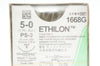 Ethicon 1668G 5-0 Polyamide 6 PS-3 16mm 3/8c Reverse Cutting 18inch - Box of 12