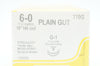 Ethicon 770G 6-0 Plain Gut G-1 11mm 3/8c Reverse Cutting 18inch (x) - Box of 12