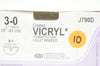 Ethicon J790D 3-0 Coated VICRYL X-1 22mm 1/2c 18 inch CR/8 (x) - Box of 12