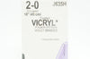 Ethicon J635H 2-0 Vicryl Absorbable Braided Polyglact, S-14, 18inch - Box of 36