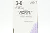 Ethicon J904T 3-0 Vicryl Absorbable Braided Polyglactin, 18inch - Box of 24