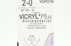 Ethicon VCP517H 2-0 VICRYL Plus V-34 36mm 1/2c Tapercut 36 inch (x) - Box of 36