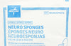 Medline NEUROSPNG14 Neuro Sponges, 1inch x 3inch - Pack of 10