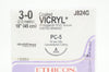 Ethicon J824G 3-0 Vicryl PC-5 19mm 3/8c Conventional Cutting18in (x) - Box of 12