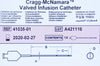 Micro Therapeutics 41035-01 Valved Infusion Cath. 1.33mm x 65 cm x 10cm (x)