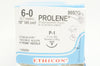 Ethicon 8697G 6-0 PROLENE P-1, 11mm 3/8c Reverse Cutting, 18in (x) - Box of 12