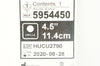 Ventralight 5954450 Bioresorbable Coated Permanent Mesh 4.5inch x 11.4cm (x)