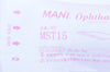 Mani MST15 Ophthalmic Knife Straight Recta 15 Degree (x)