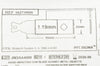 Synvasive 562710500 Stablecut PFC Sigma Surgical Saw Blade 1.19 x 90 x 25mm (x)