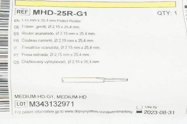 Anspach MHD-25R-G1 Fluted Router 2.15mm x 25.4mm – Imedicsales