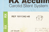 Abbott 1011342-40 RX Acculink Carotid Stnt System 10mm x 40mm x 132cm (x)