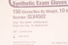 MediChoice GLV4502 Synthetic Exam Gloves Medium 150 gloves  - Case of 10 Box (x)