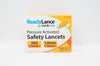 Medicore 803 ReadyLance Pressure Activated Safety Lancets 26G x 1.8mm-Box of 100