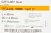 Smiths Medical 4498 CATHLON Clear IV Cath. 14G x 2inch - Box of 50
